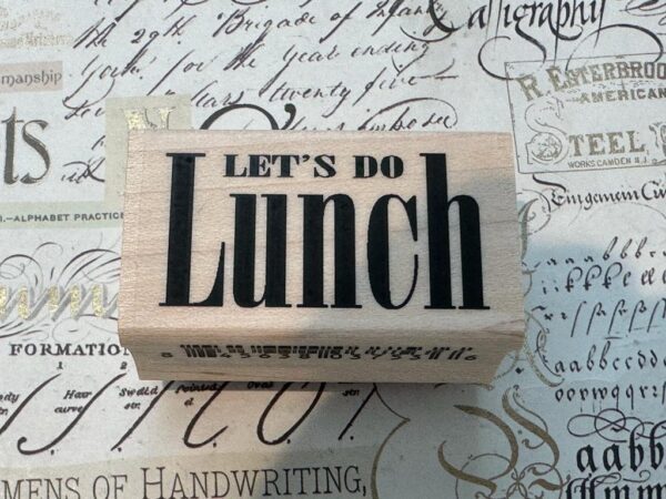 Let's do lunch