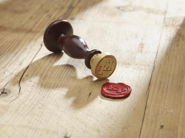 Lakstempel 2 Sierlijke Letters - Afbeelding 2