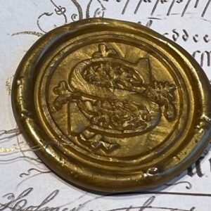Lakstempel Italia letter S