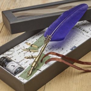Veren pen set blauw