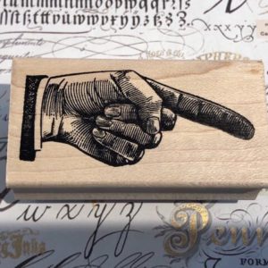 Left hand pointing