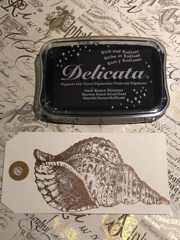 Delicata dark brown shimmer