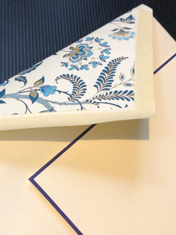 Set italia blauw/goud kleine kaart