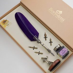 Veren pen set Morosini paars
