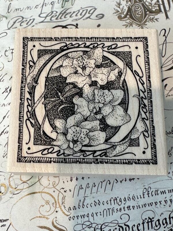 Floral letter O