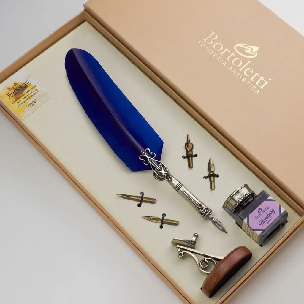 Veren kroontjespen set Morosini blauw