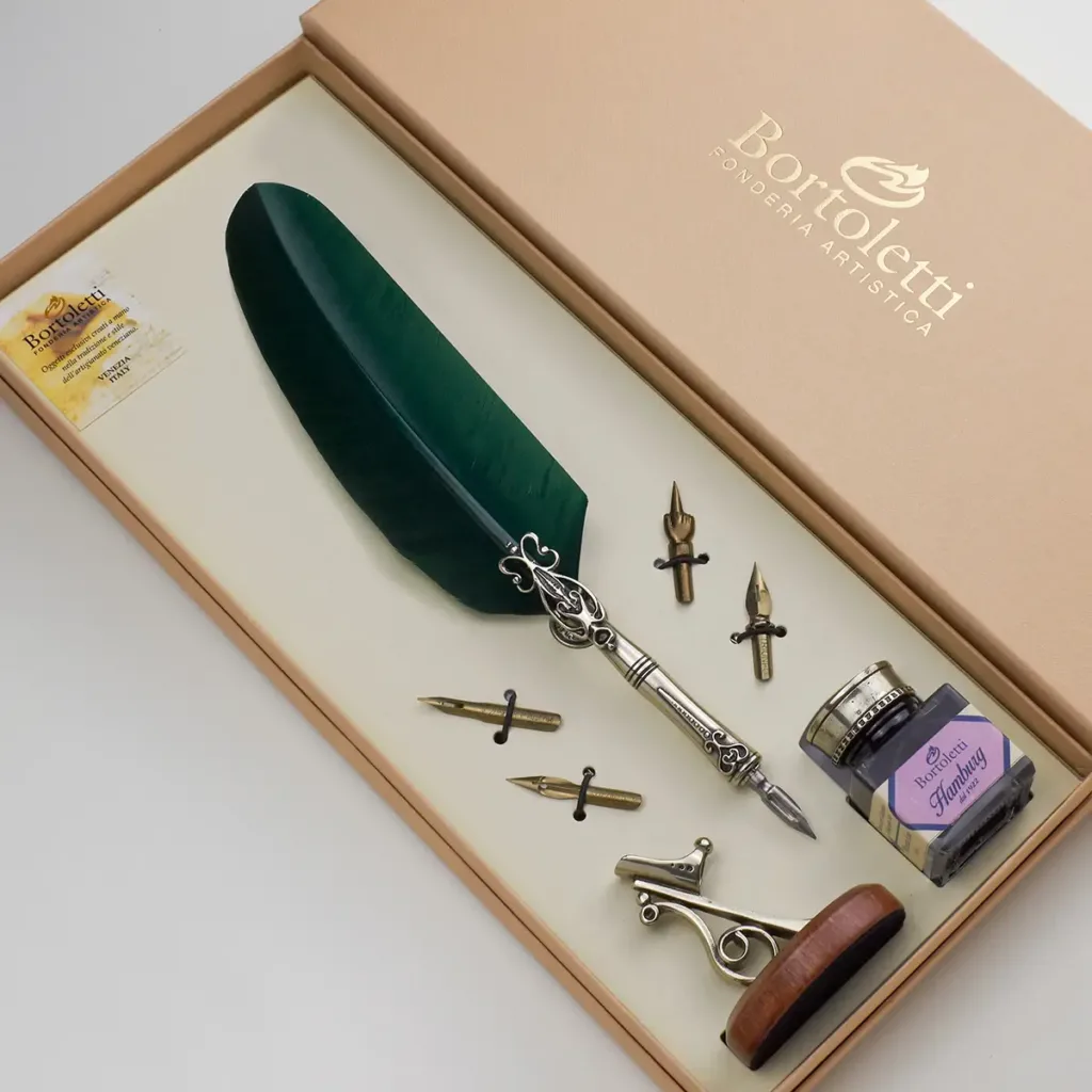 Veren kroontjespen set Morosini groen