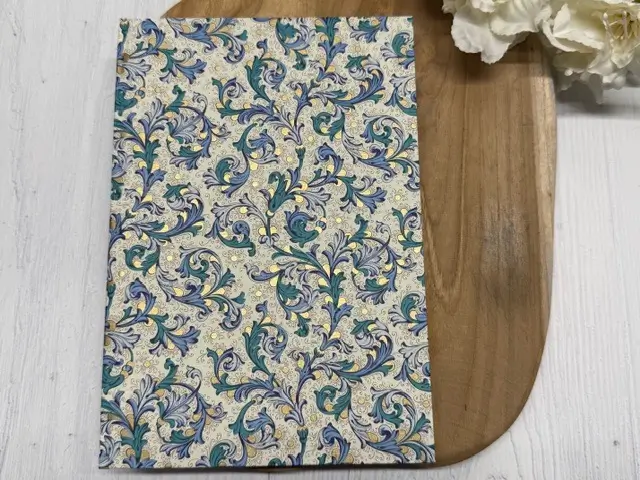 Notebook Italia blauw/turquoise blanco