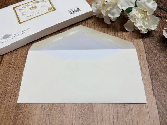 25 Enveloppen Cotton 225x110 mm
