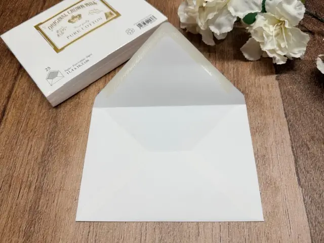 25 Enveloppen Cotton 114x162 mm