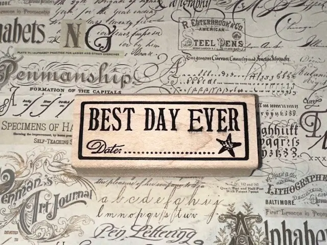 Best day ever label
