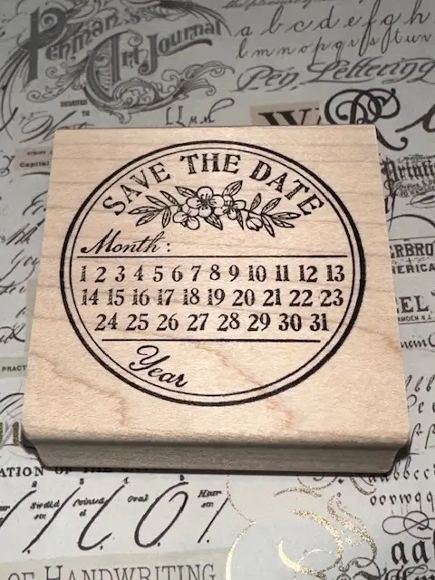 Save the date seal