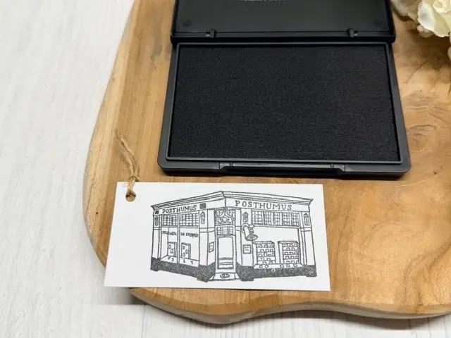 Stempelkussen zwart 110x70mm